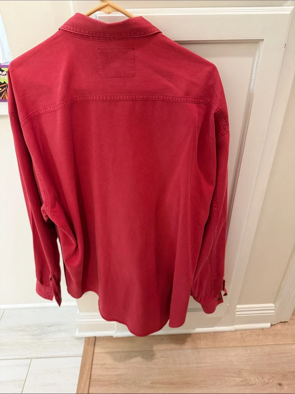Levi's Vintage 90’s Men's Casual Button-Down Shirt — Red
